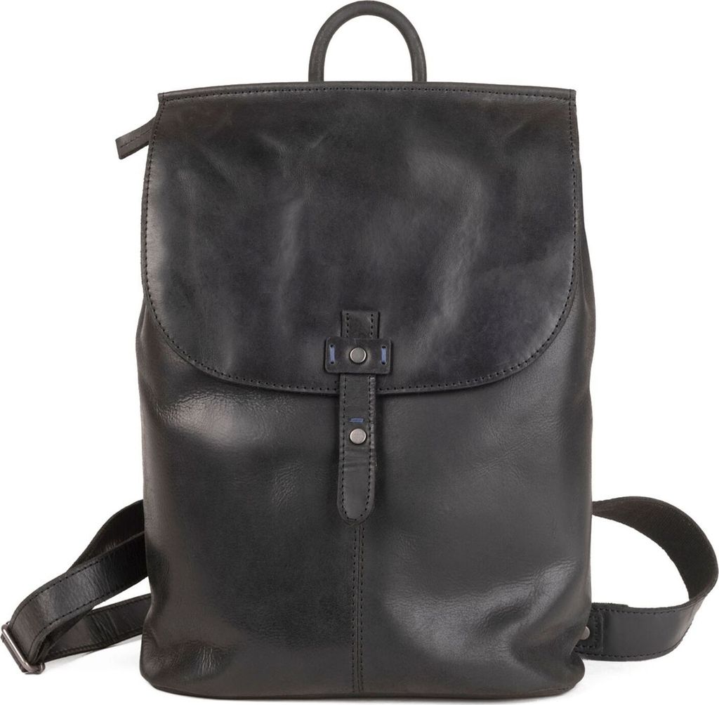 HAROLD'S Leder Freizeitrucksack Rucksack Aberdeen Backpack Women Black schwarz