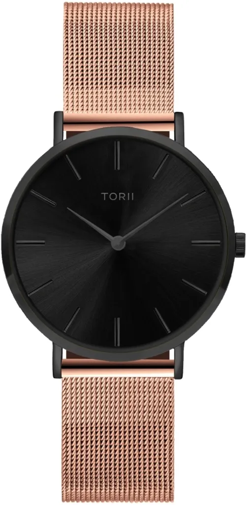 Montre Femme TORII B34RS.BB Or Rose - Bracelet Mailles Classique Chic