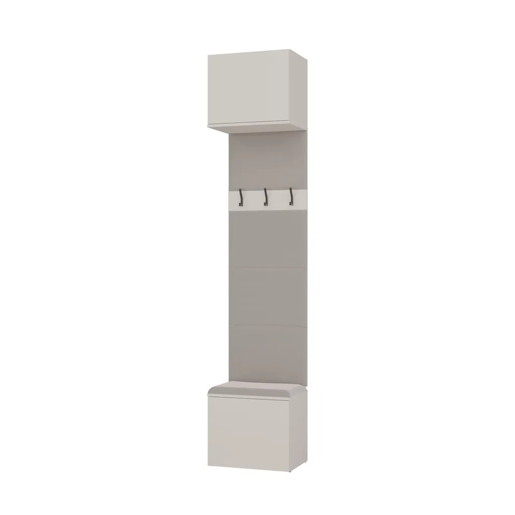 Meuble d'entrée OPELIKA cachemire : la solution gain de place design