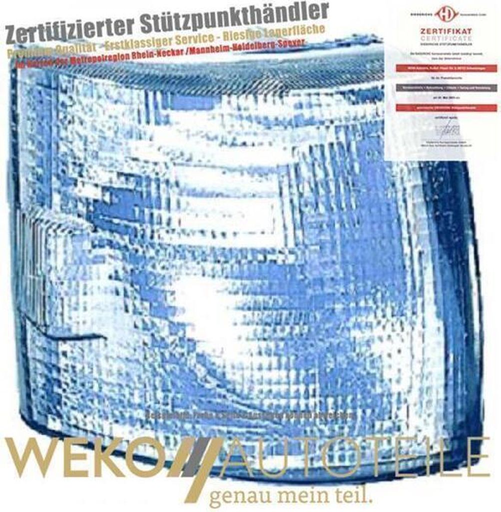 Diederichs Blinker li. Transporter T4, 90-03 Weiss