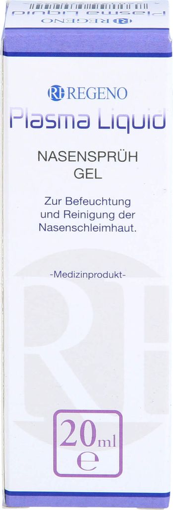 A product shot of a nasal spray gel box.