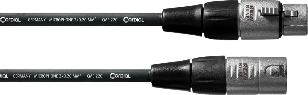 Cordial CFM 20 FM Cavo Audio XLR Maschio Femmina 20m Nero