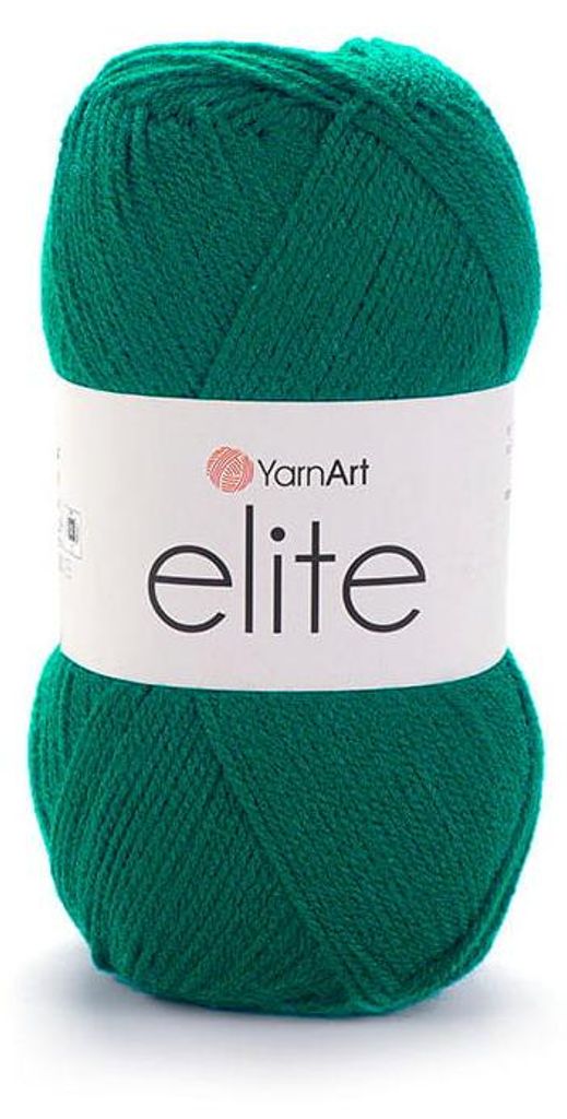 YarnArt Elite 73 Acrylgarn 100g/300m Türkisgrün weich & leicht für Decken & Amigurumi