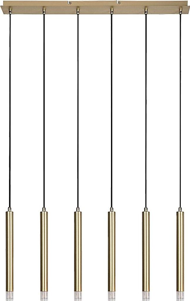 Rabalux 72363 Pendelleuchten Ramira G9 6x MAX 5 Metall Acryl golden