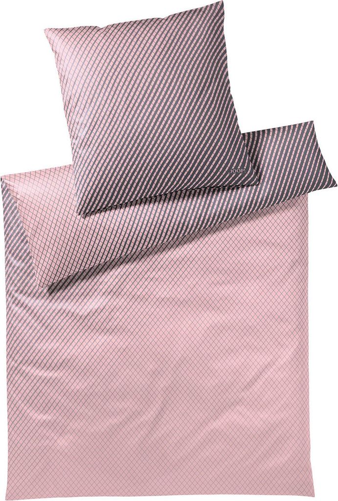 JOOP! Mako-Satin Bettwäsche Diamond Blush 200x220+2x80x80 AL