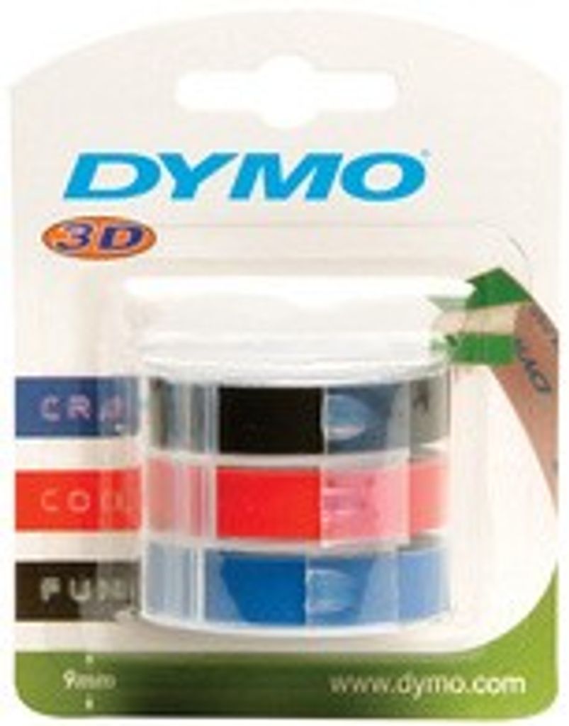 4 Rollen 3D-Kunststoff-Prägeband-Nachfüllung Für DYMO 520109 Label Maker