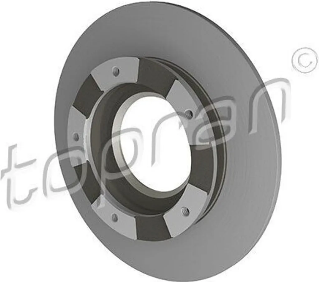 TOPRAN 303 971 Disque de frein arrière haute résistance pour Ford Transit