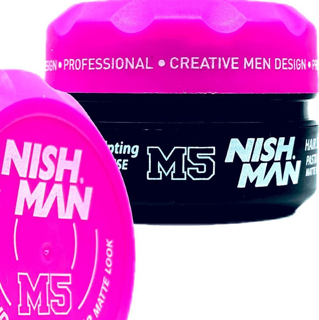 Nishman - M5 Fiber Paste Matte Look - Pomada do włosów Zdjęcie produktu 