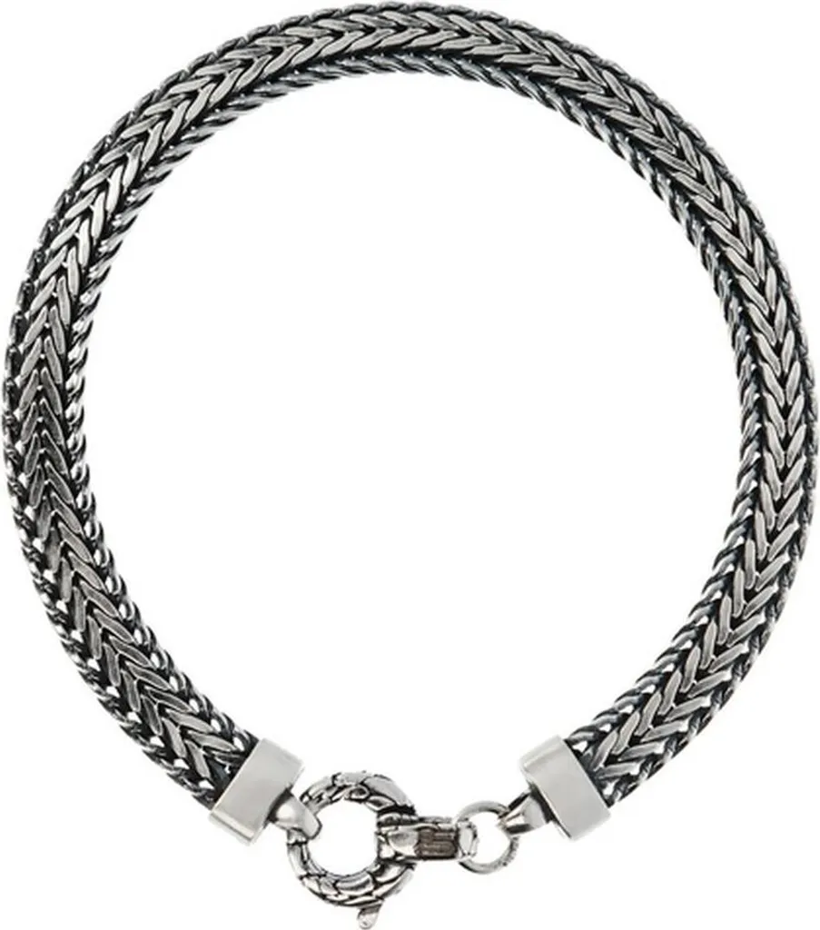 Bracelet en argent texturé Albert M. WSOX00359.S bijou masculin premium