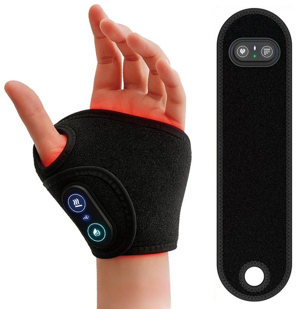 Beheizbare Handgelenkbandage mit Massagefunktion, Wärmepad Produktbild 