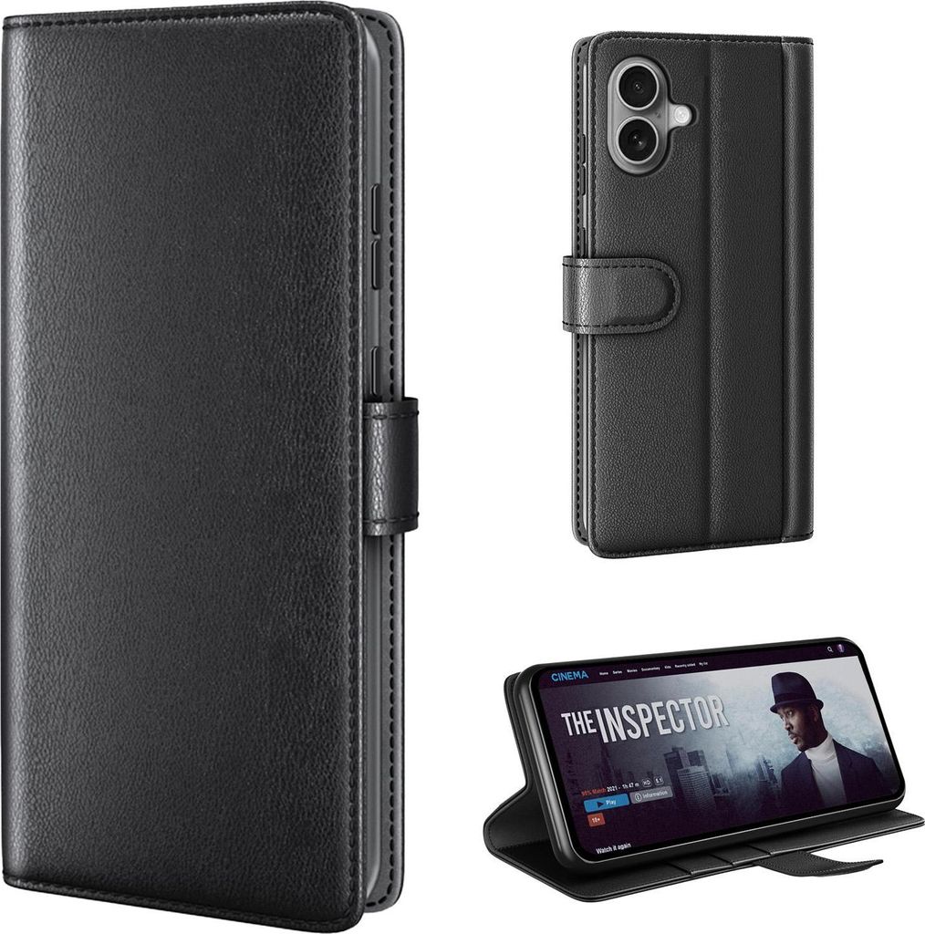 Echtleder Handyhülle für Apple iPhone 17 Lederhülle Cover Produktbild 