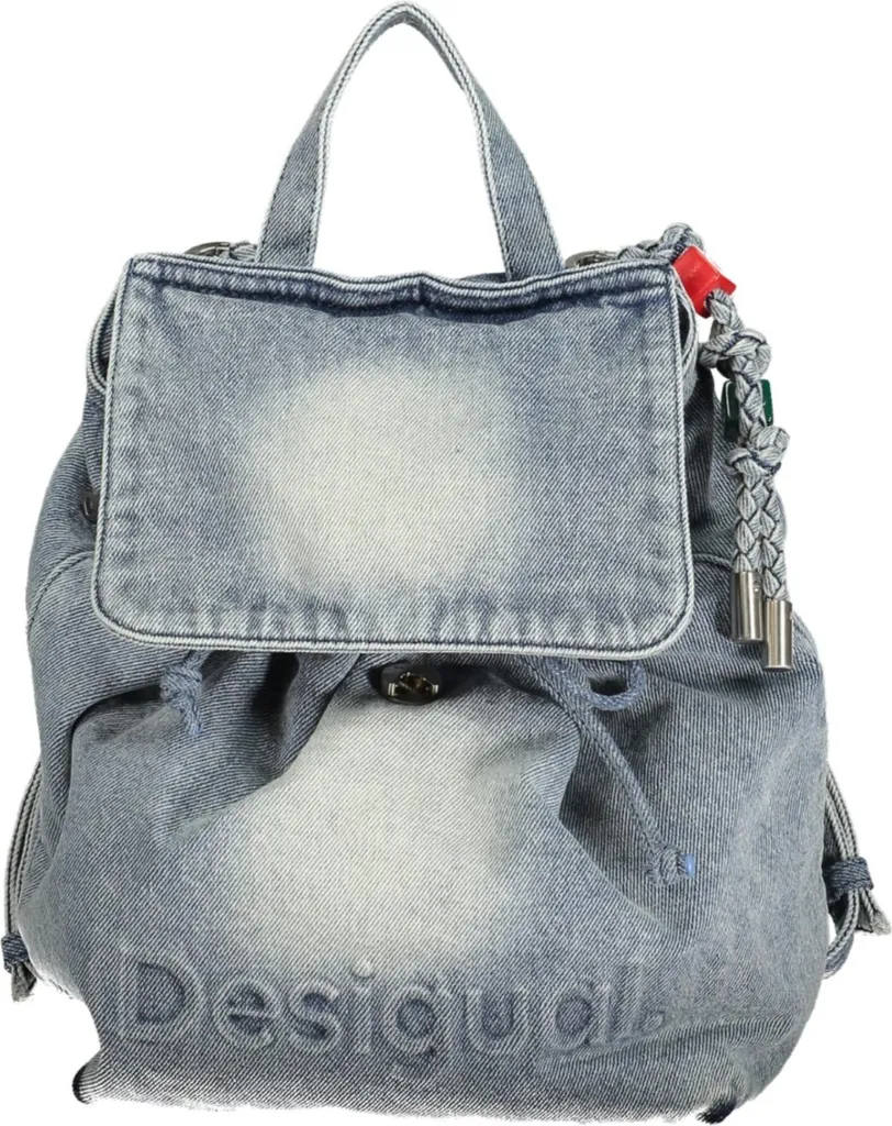 Sac à dos de ville bleu pour femme, format moyen et style tendance