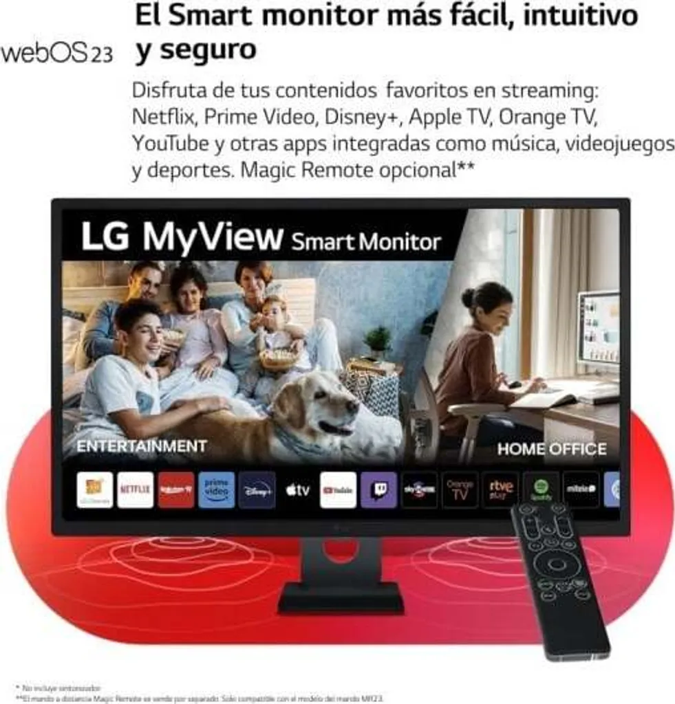 Écran Connecté LG 27SR50F-B 27 Pouces IPS avec Applications de Streaming - 7