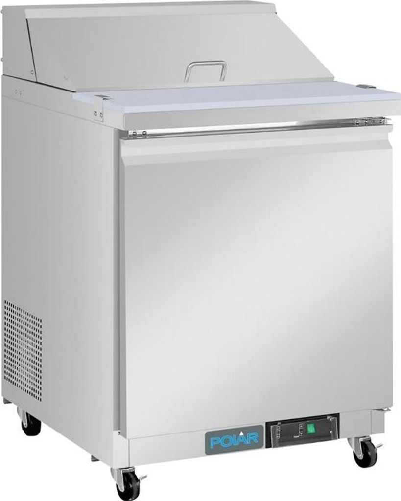 Polar U-Serie Premium Einzeltür Mega Top Prep Thekenkühlschrank 154 Liter