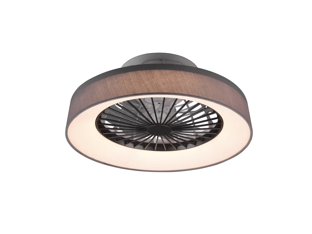Ventilatore da soffitto con luce LED FARSUND R62662111 grigio Pilot