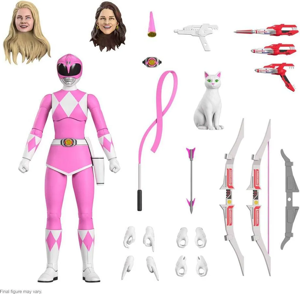 Pink Ranger Power Rangers Ultimates Figurine 18 cm aux détails fins