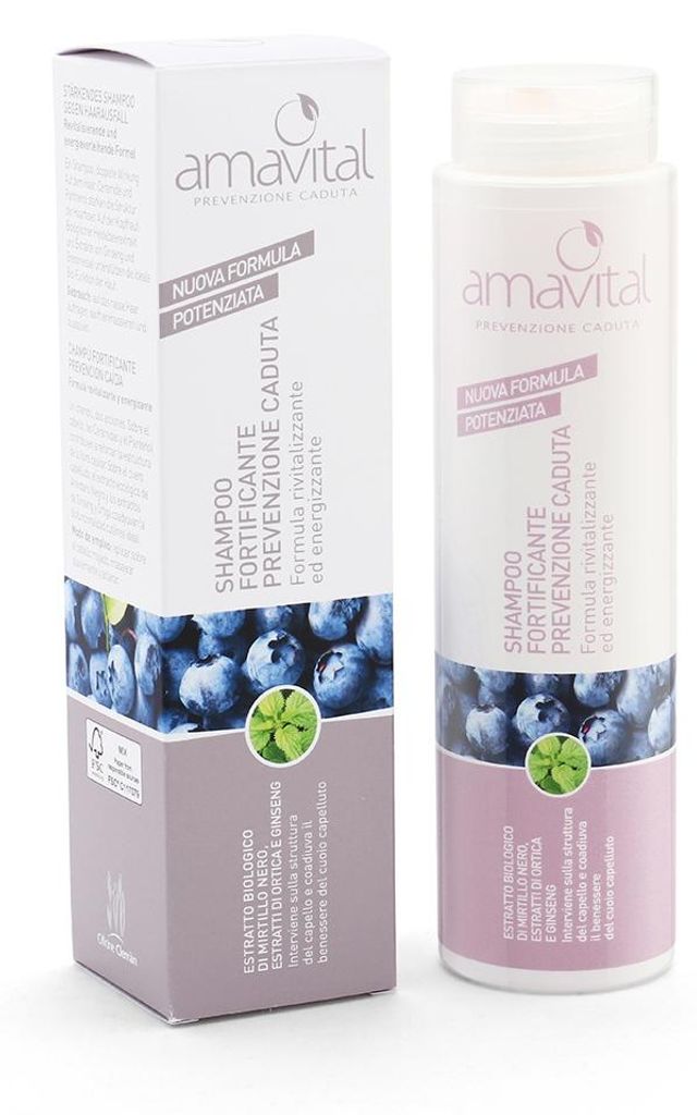 Amavital Stärkendes Shampoo zur Vorbeugung von Haarausfall 250ml - Anti-Haarausfall