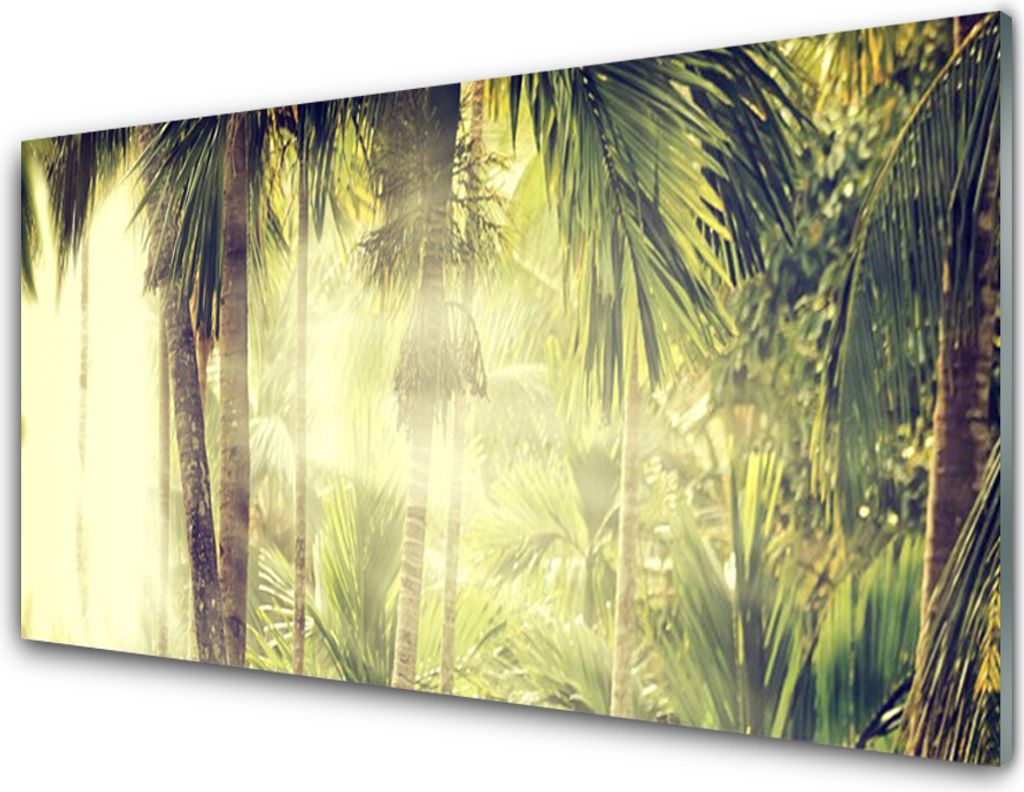 Acrylglasbilder 100x50 Wandbild Druck Wald Natur Produktbild 