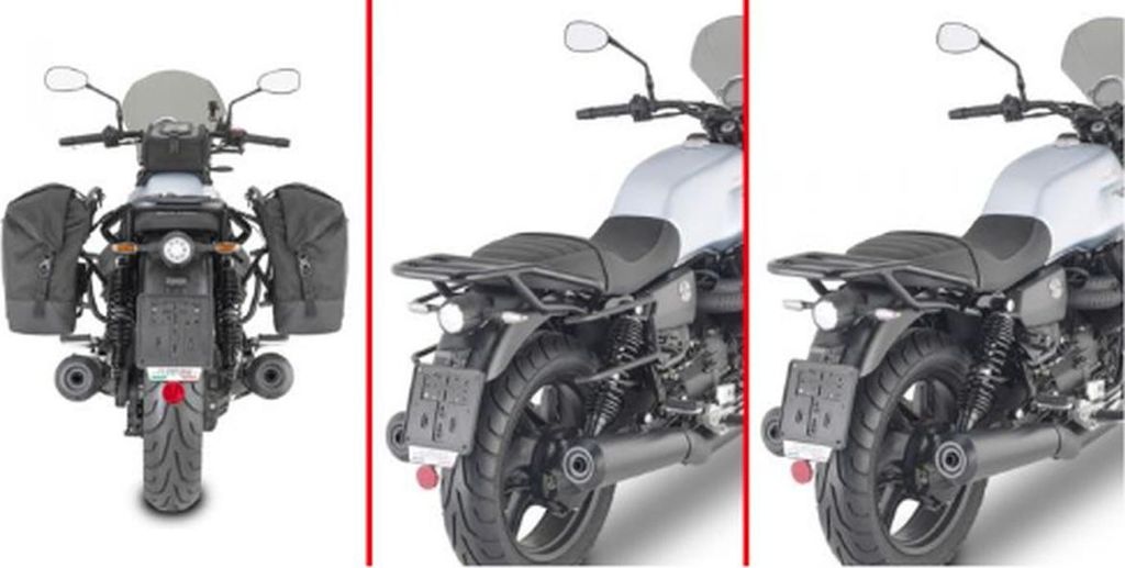 Gepäckträger Für Schnell Montierbare Seiten-Taschen (Panniers) Remove-X Moto Guzzi V7 Stone '21