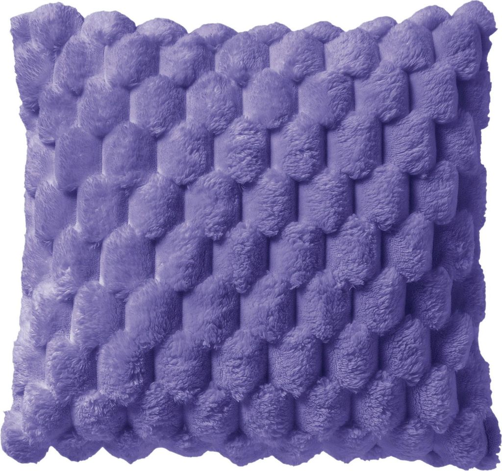 Dutch Decor Dekokissen Viva 45x45 cm Lila Unifarben