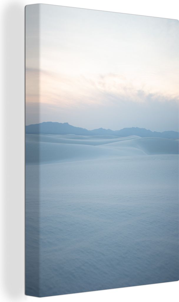 OneMillionCanvasses - Leinwandbilder - 90x140 cm, Weiß - Sand - Amerika, Wandbilder Kunstdruck Wanddekoration - Foto auf Leinwand - Gemälde auf...