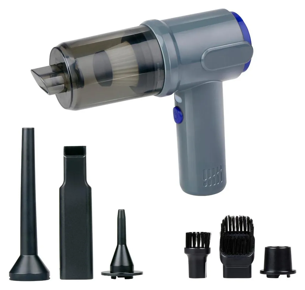 Aspirateur de voiture rechargeable sans fil 36W - Kit complet 6 embouts