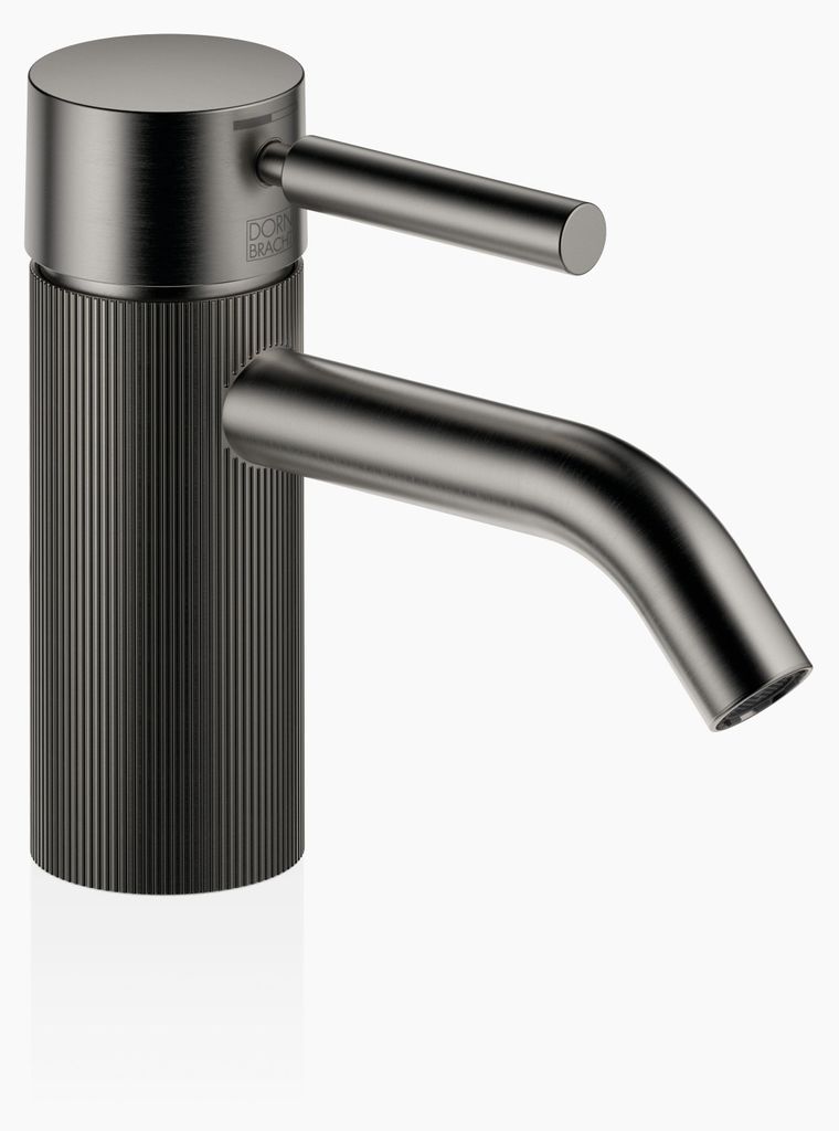 Dornbracht META Waschtisch-Einhandbatterie ohne Ablaufgarnitur, Ausladung 125mm, mit linearer Struktur, 33529660-99