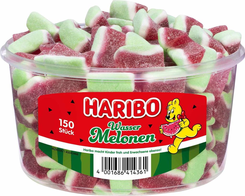 Haribo Melonen Fruchtgummi Wassermelonengeschmack süss Produktbild 3
