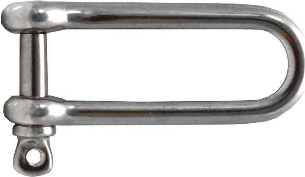 Talamex Langer D-schäkel 10 Einheiten Grau 4 mm Grau 4 mm
