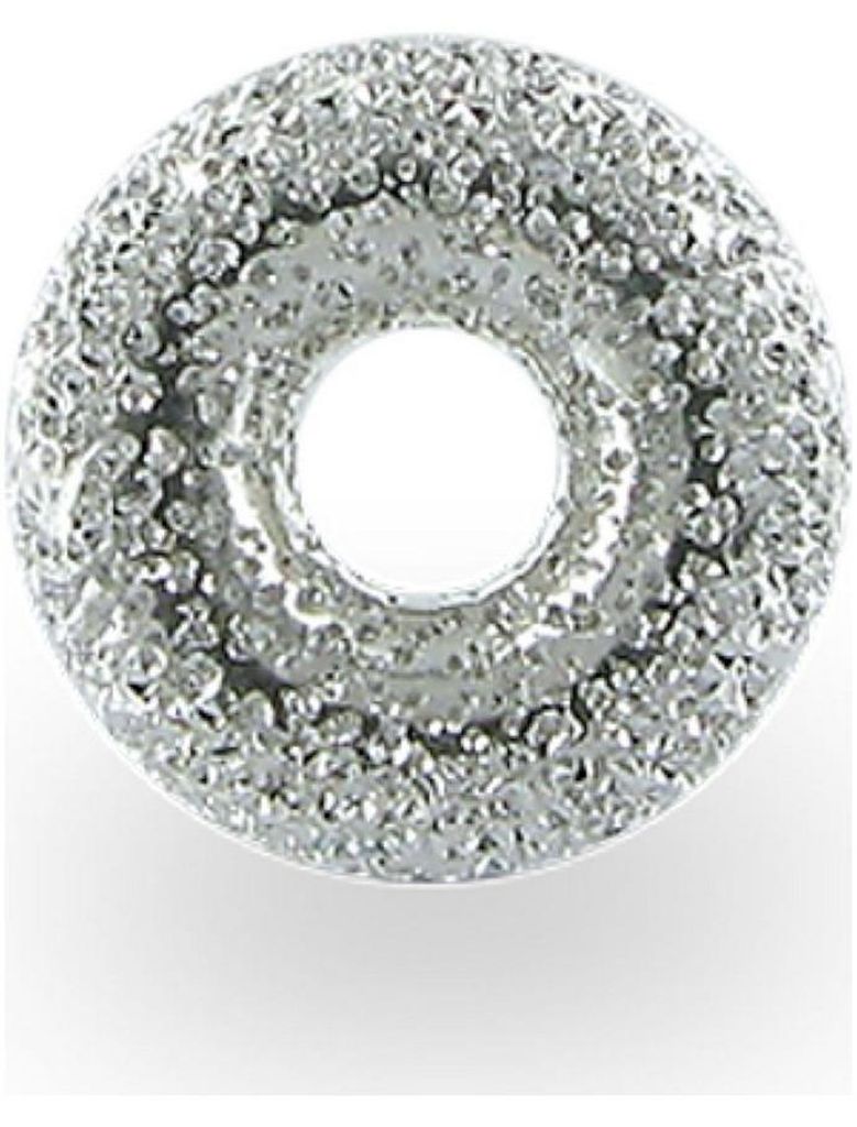 Luna-Pearls - 640.0342 - Rondell Zwischenteil - 925 Silber diamantiert - 11.5mm