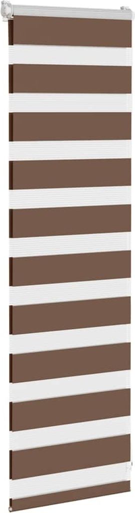 Doppelrollo Braun 40x100 cm Stoffbreite 35,9 cm Polyester