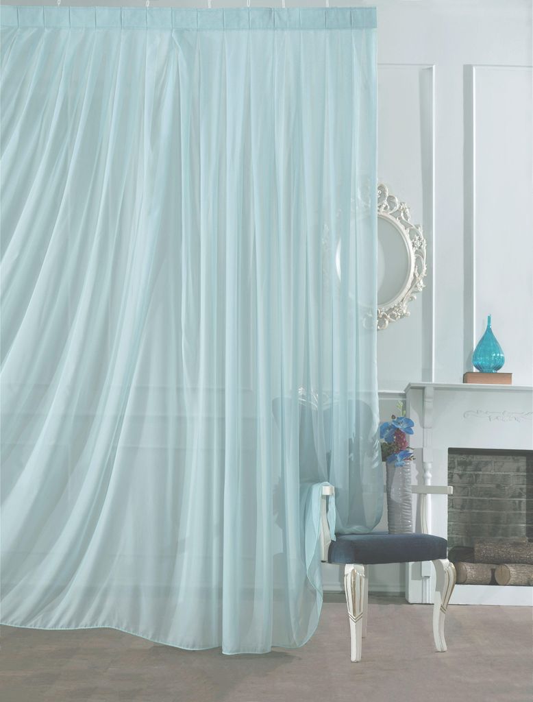 Gardinella - Gardine SEDORA MINT 145 cm x 220 cm – Leichte, moderne Eleganz für jedes Zuhause