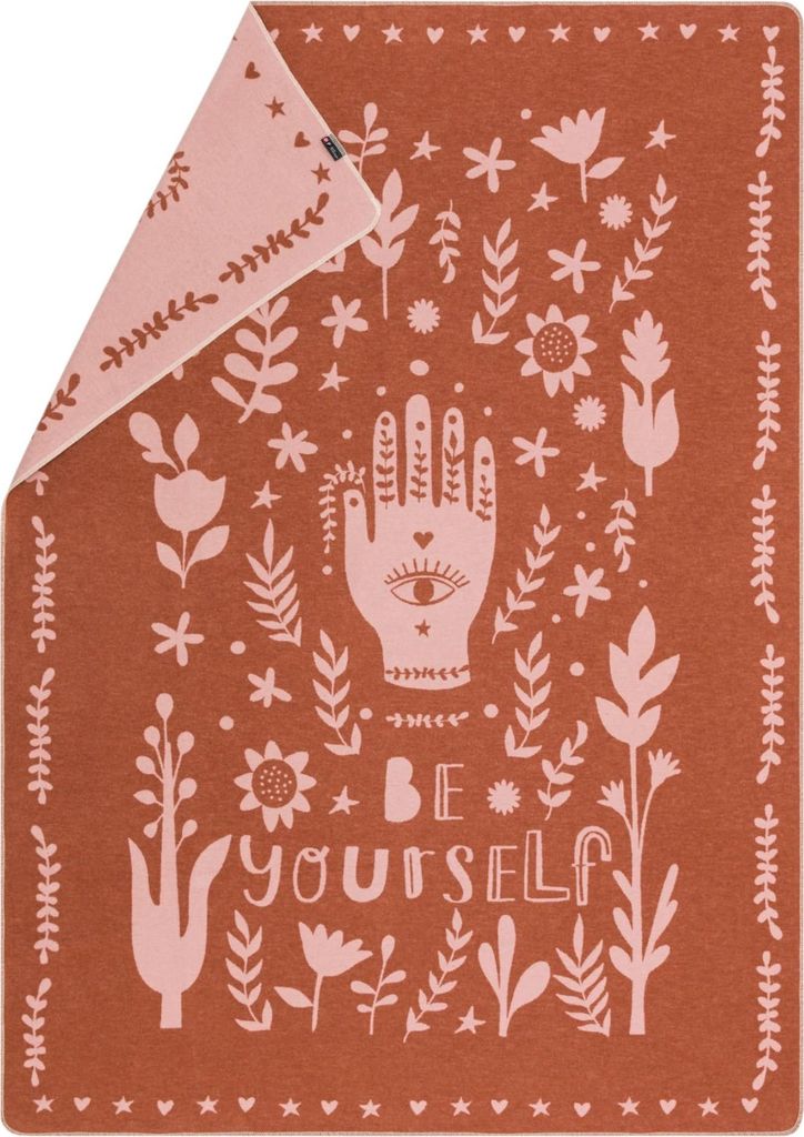 Flanelldecke be yourself Farbe Kupfer 140x200cm von David Fussenegger