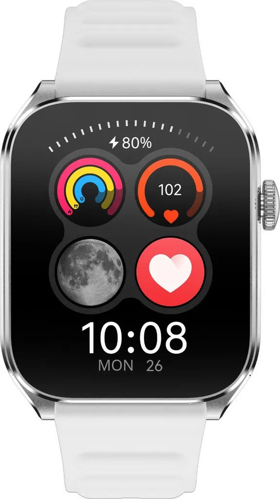 Smartwatch INF AMOLED 1.93" Argento: Chiamate Bluetooth e App GloryFit - 6
