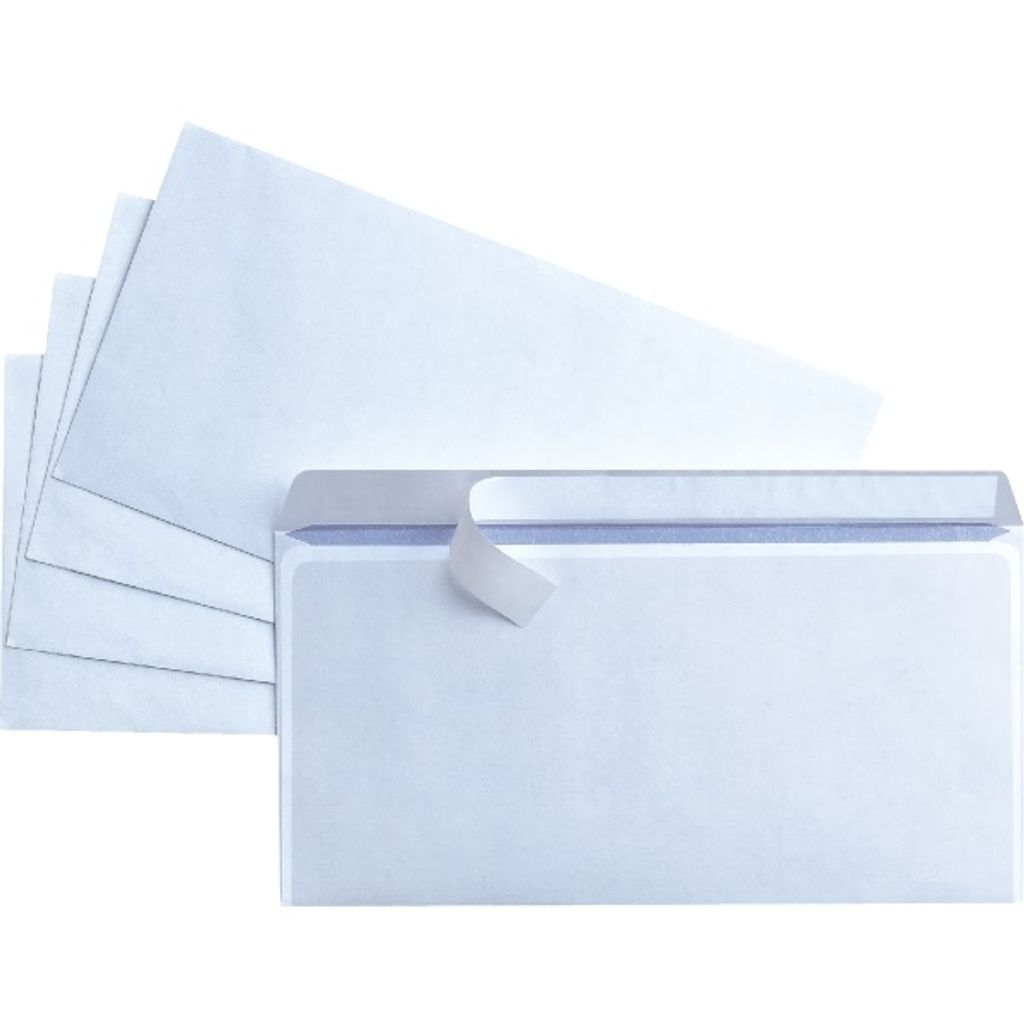 herlitz Enveloppe, DIN long, sans fenêtre, blanche Image du produit 