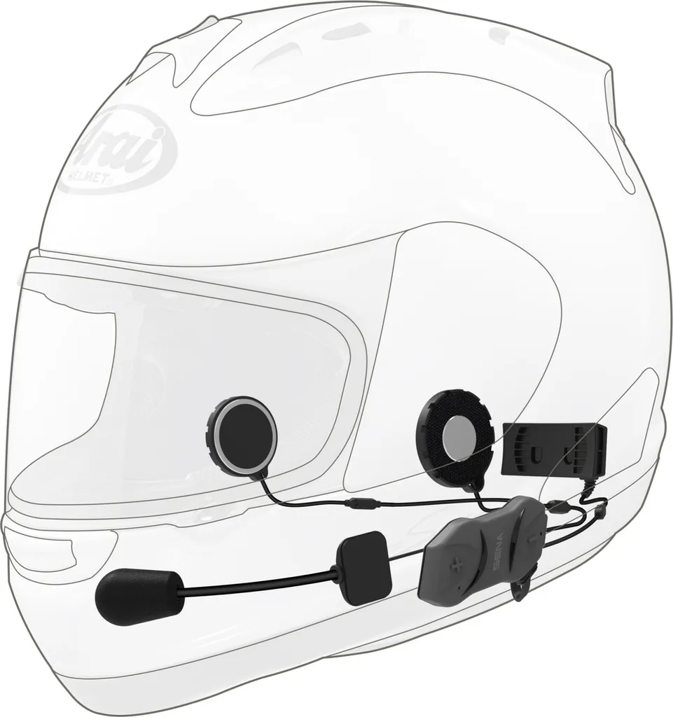 Sena 10R-02 Système de Communication Bluetooth Moto Intercom Profil Bas - 4