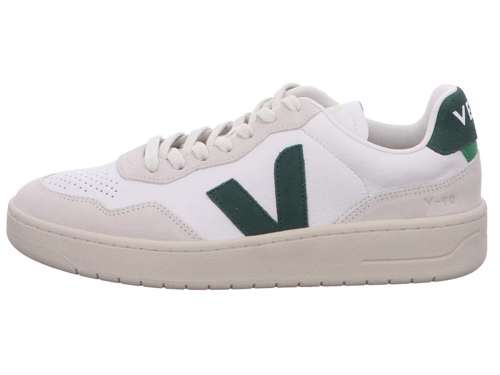 Veja V-90 Extra White Chypre 47 : baskets écoresponsables blanches - 3