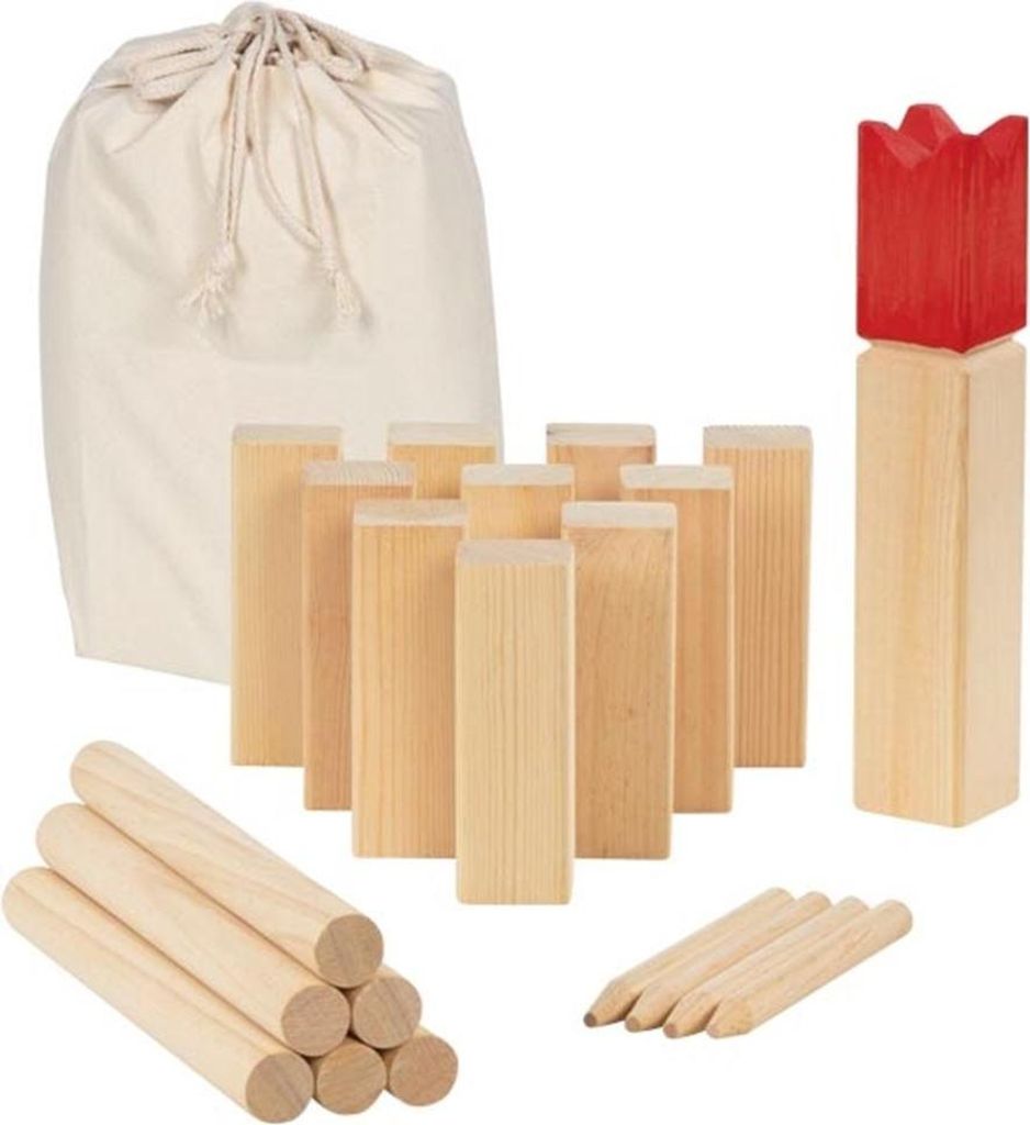 goki KUBB Spiel inkl. Baumwollbeutel Produktbild 