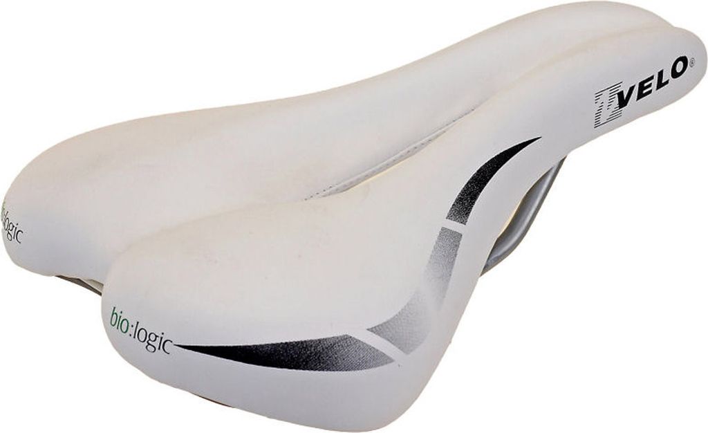 Sedlo na bicykel Velo WideChannel – biela farba Obrázok produktu 