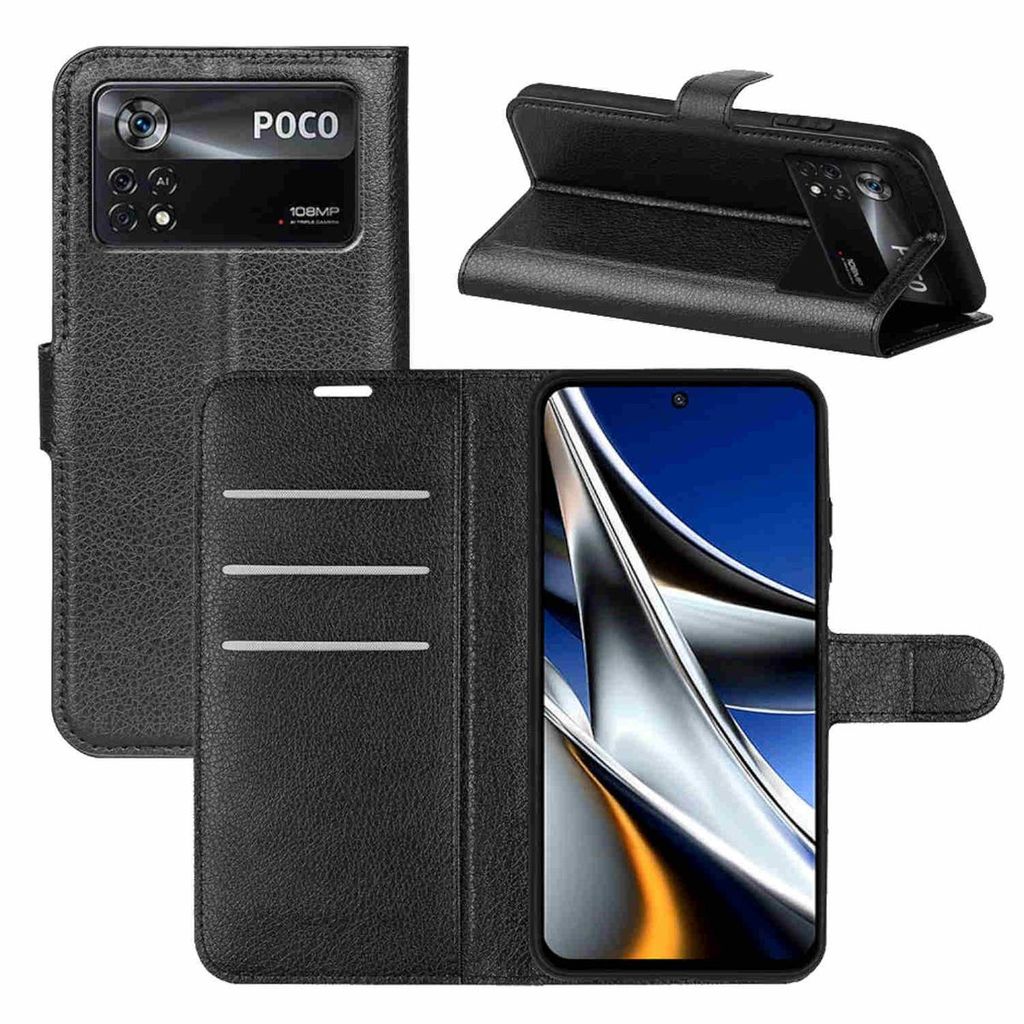 Xiaomi Kwmobile Handyhülle »Wallet Case Für Xiaomi Poco X4 Pro 5G«, Hülle Mit Poco X4 Pro 5g Hülle