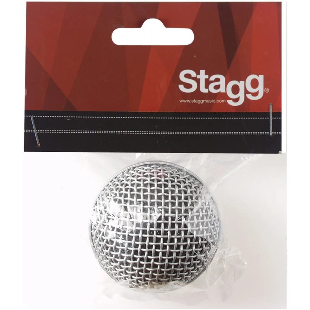 Tête de micro de remplacement Stagg Spa M58 - Grille en acier chromé - 4
