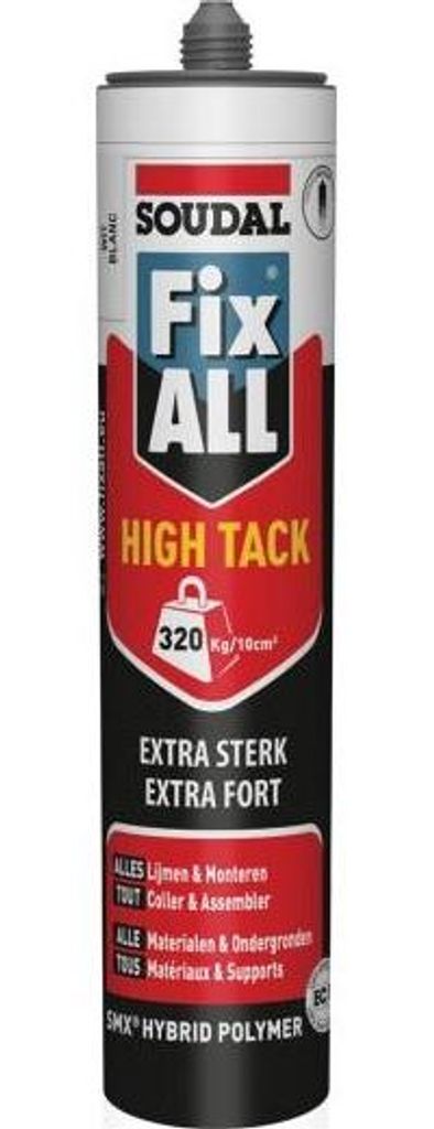 Soudal - Soudal - Fix-All High Tack - Bianco - 290 ml -  UE Immagine del prodotto 