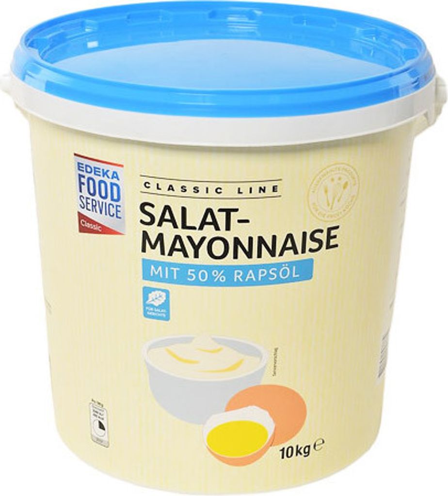 SALAT-MAYONNAISE 10 kg, mit 50 % Rapsöl Produktbild 
