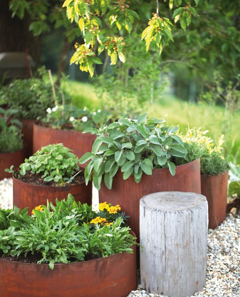 Edelrost Pflanzring, 40 cm Durchmesser PLR Durchmesser 40 cm - Höhe 90 cm