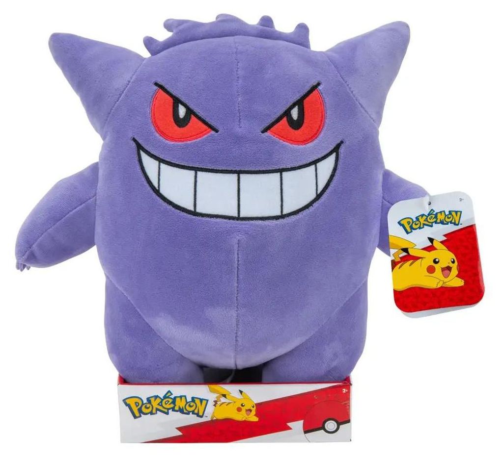 Pokémon Gengar pluche knuffel, 24 cm Productafbeelding 
