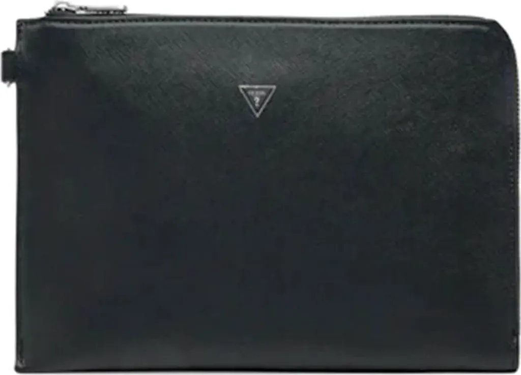 Sac Cabas Guess Milan Saffiano Noir - Sac à Main Chic pour Femme