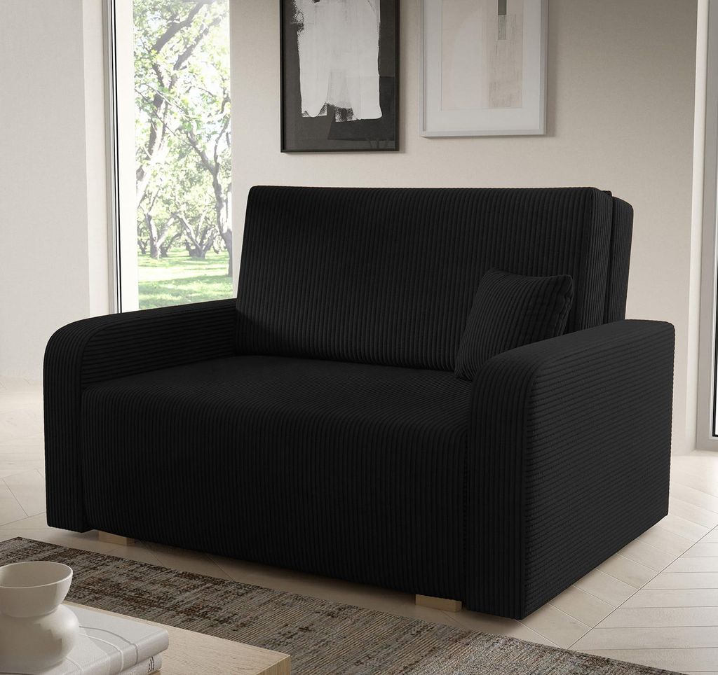 Schlafsofa Tessa II 135x85 cm Komfortables Sofa mit Produktbild 