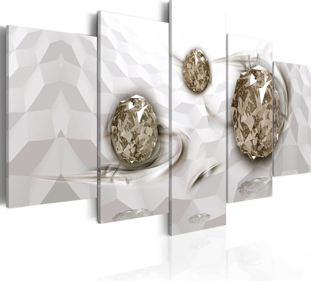 Modernes Wandbild a-A-0170-b-n (100x50) - 5 Teilig Bilder Fotografie auf Vlies Leinwand Foto Bild Dekoration Wand Bilder Kunstdruck ABSTRAKT