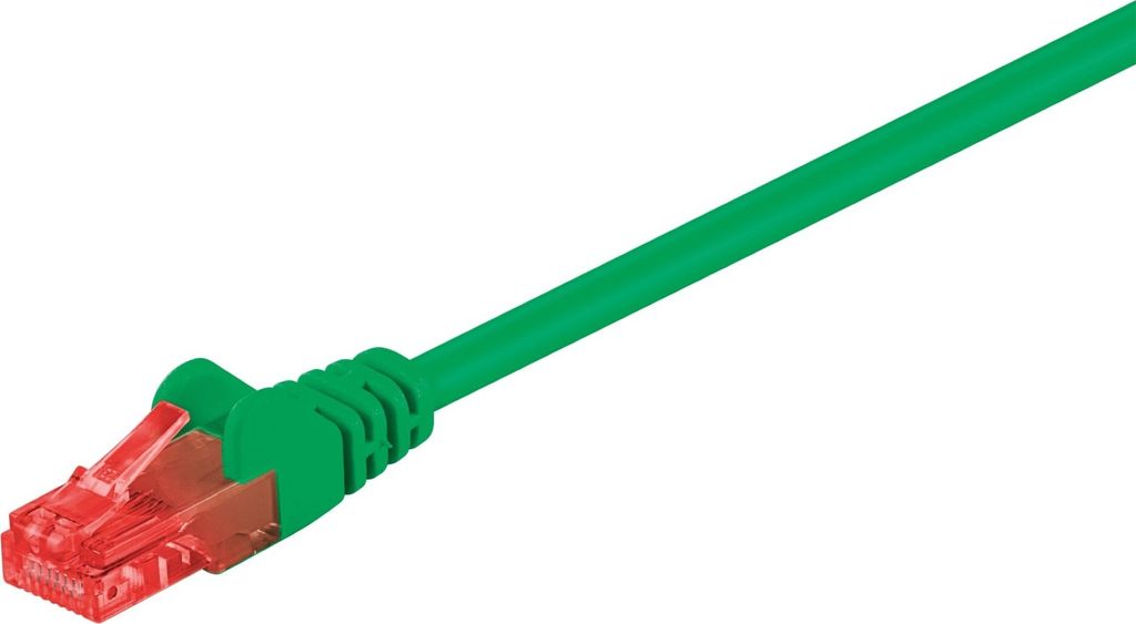 Goobay CAT 6 Patchkabel, U/UTP, Grün
