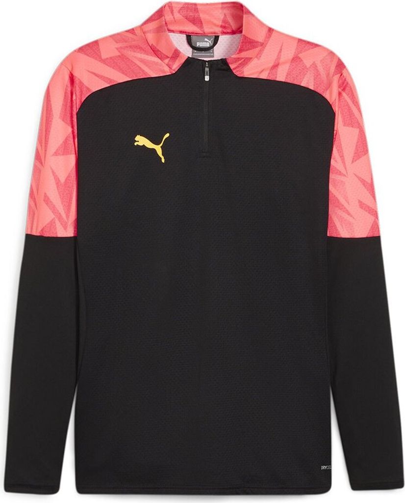 Puma Individual Final Ff Halbreißverschluss-sweatshirt Schwarz M Mann Schwarz M